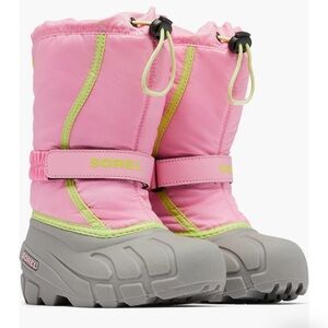 Sorel | FLURRY™ YOUTH BOOT in Blooming Pink/ Chrome Grey Size 6